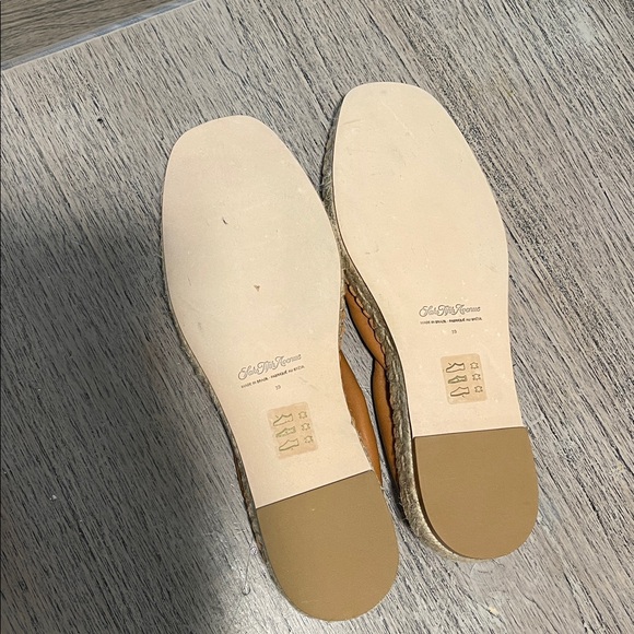 Saks‎ Fifth Avenue Leather Espadrilles 39 EU - Picture 5 of 6